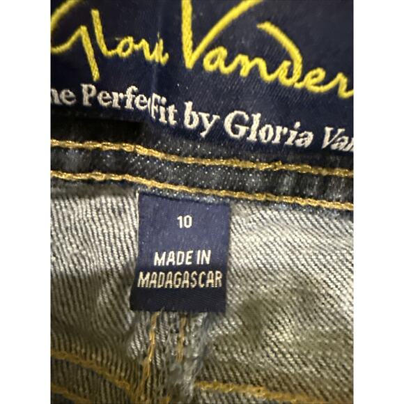 Gloria Vanderbilt Jeans Women 10 Dark Wash Boot Cut "The Perfect Fit" - Picture 9 of 16